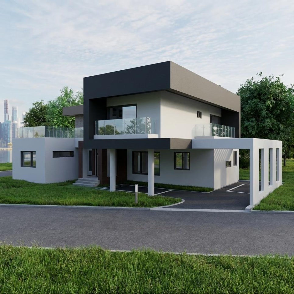 광주 모던 단독주택 설계 디자인 계획안 - 수디자인